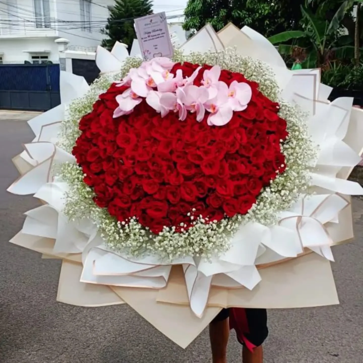 Buket Mawar WF-KHA-IVY untuk anniversary - IndoFlorist Jakarta, mulai Rp 600rb