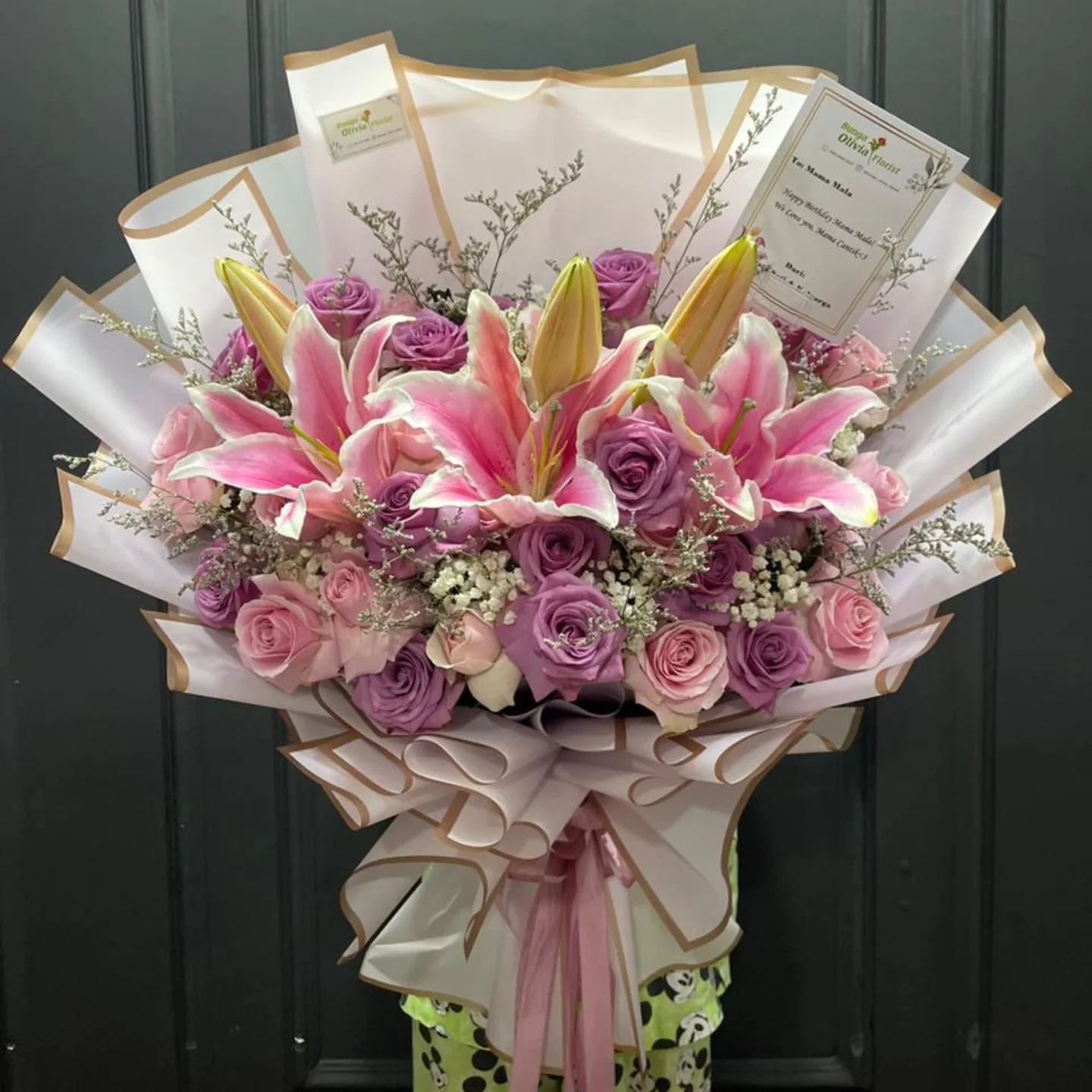 Buket Mawar WF-KHA-KAY untuk hadiah - IndoFlorist Jakarta, mulai Rp 600rb