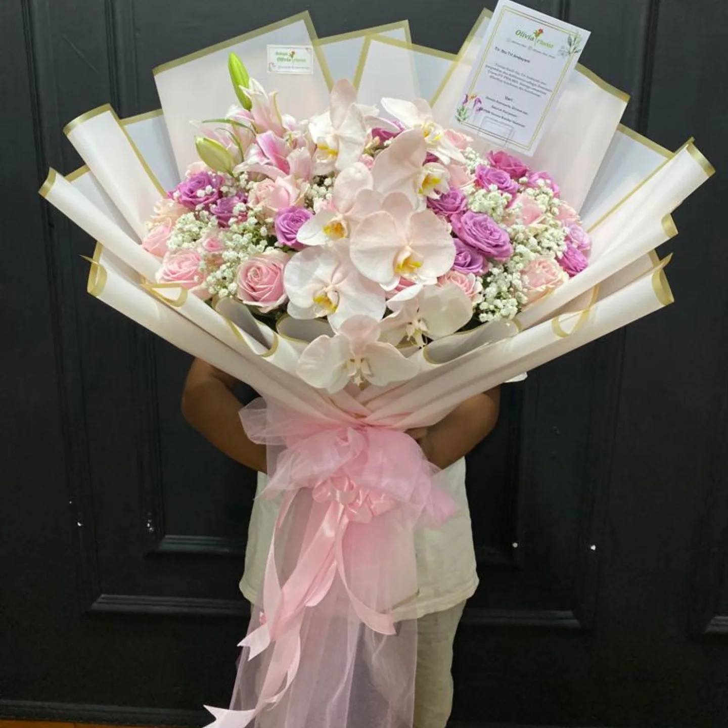 Buket Bunga Cantik WF-KHA-SER untuk hadiah - IndoFlorist Jakarta, mulai Rp 500rb