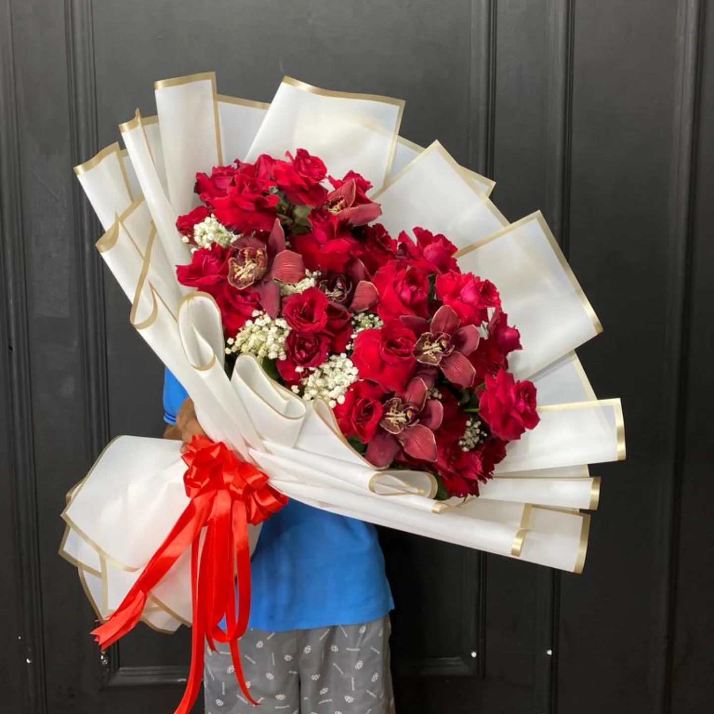 Buket Mawar WF-KHA-SOL untuk anniversary - IndoFlorist Jakarta, mulai Rp 500rb