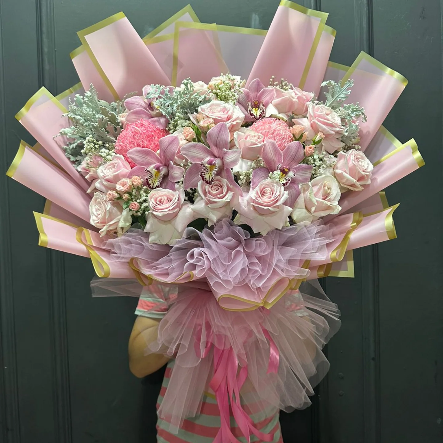 Buket Mawar WF-BHB-MW-002 untuk ulang tahun - IndoFlorist Jakarta, mulai Rp 500rb