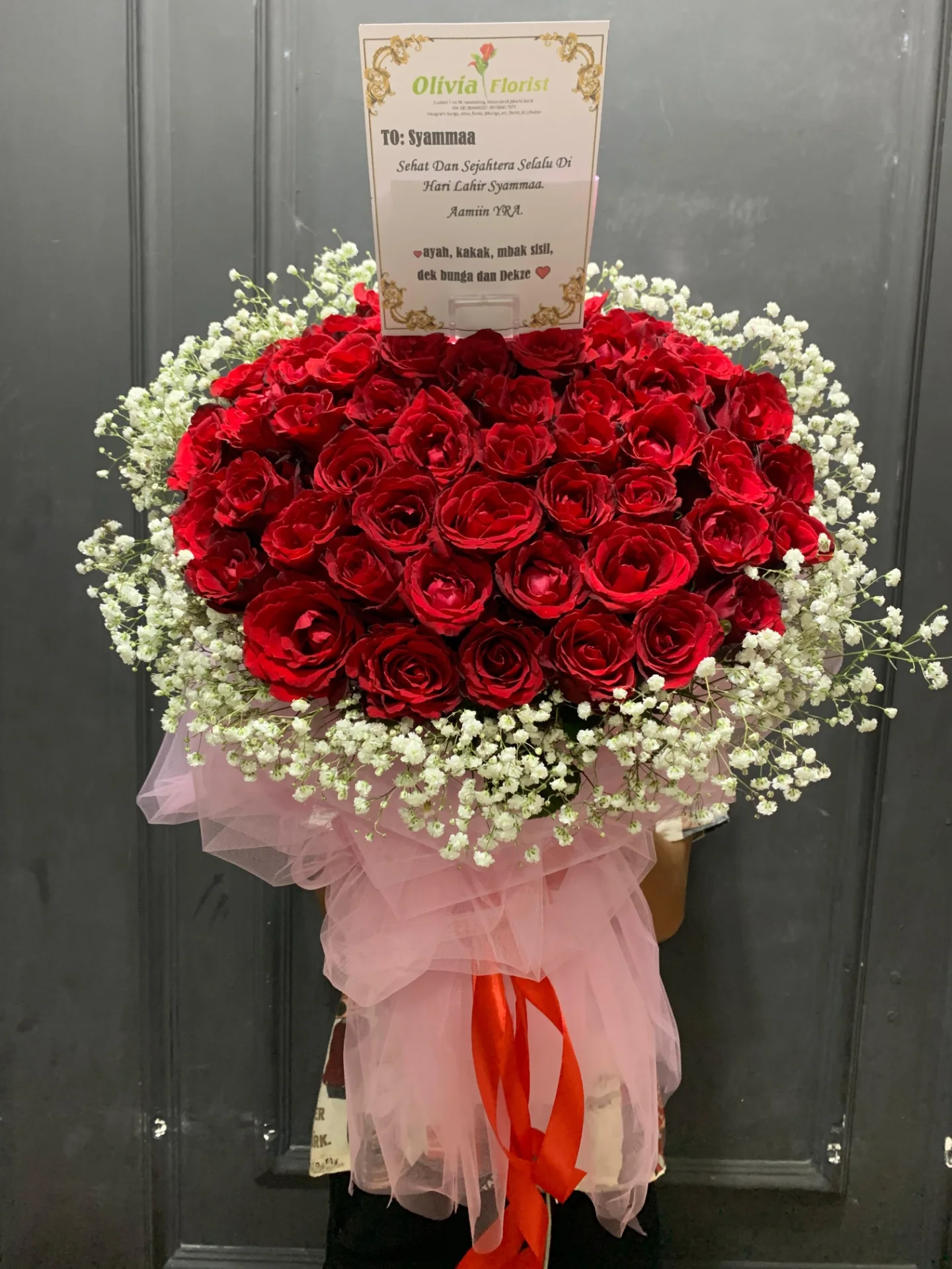 Buket Bunga Cantik WF-MIX-025 untuk ulang tahun - IndoFlorist Jakarta, mulai Rp 650rb