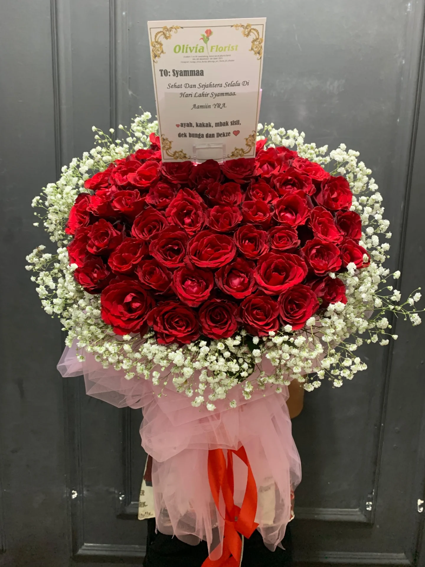 Buket Bunga Segar WF-BHB-MW-057 untuk wisuda - IndoFlorist Jakarta, mulai Rp 750rb