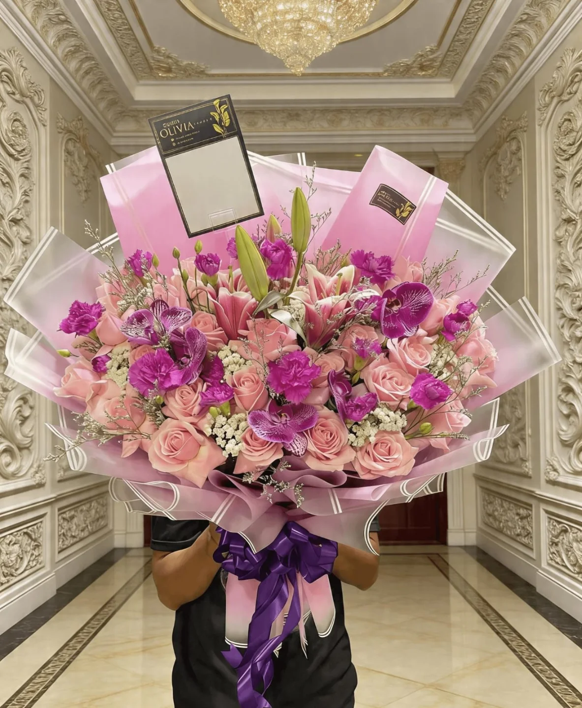 Buket Bunga Cantik WF-MIX-028 untuk ulang tahun - IndoFlorist Jakarta, mulai Rp 900rb