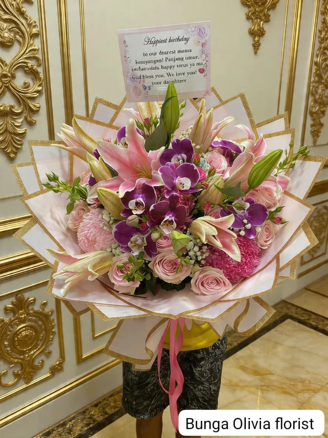 Buket Mawar WF-BHB-MW-015 untuk wisuda - IndoFlorist Jakarta, mulai Rp 850rb