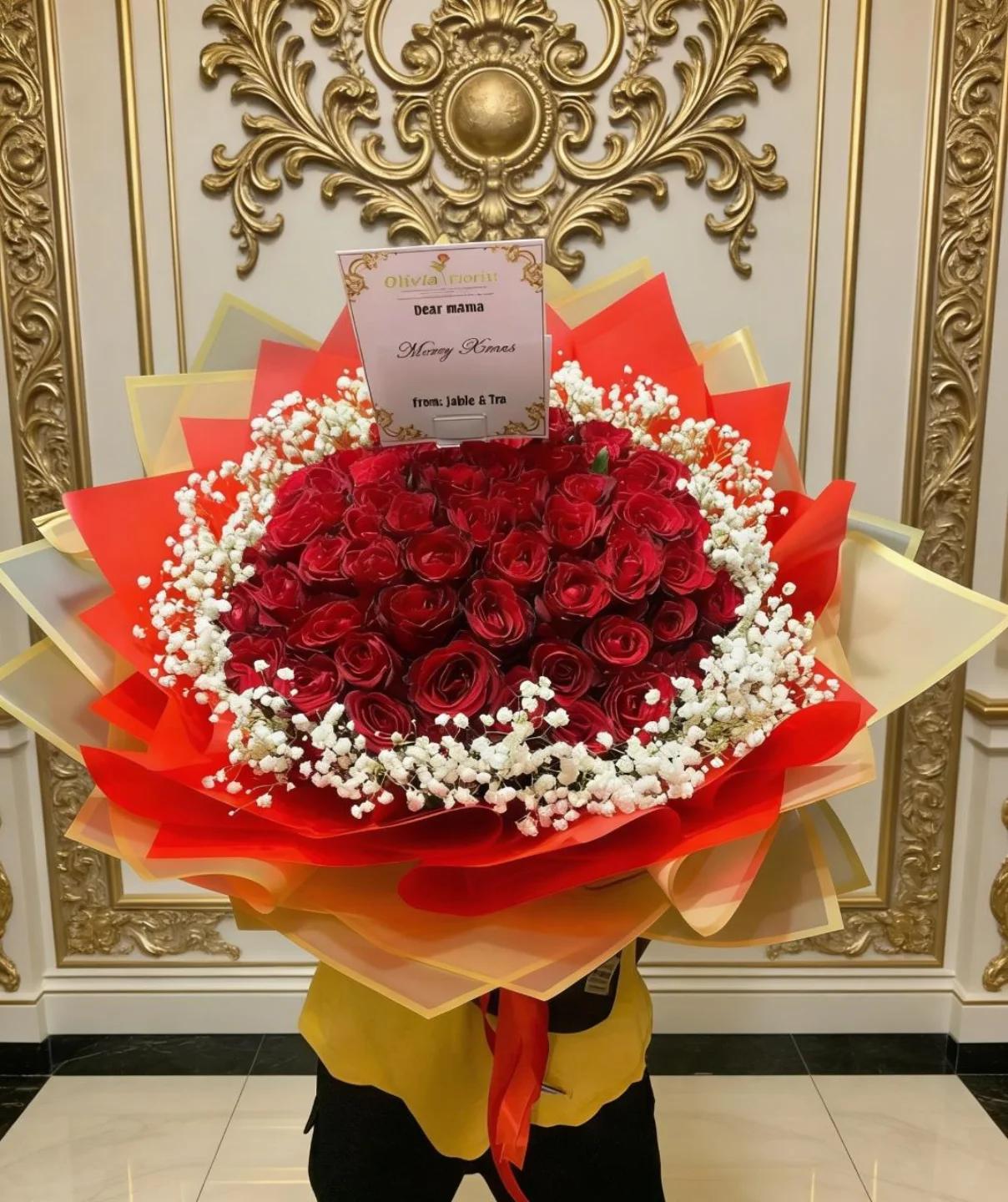 Hand Bouquet WF-MIX-036 untuk wisuda - IndoFlorist Jakarta, mulai Rp 900rb