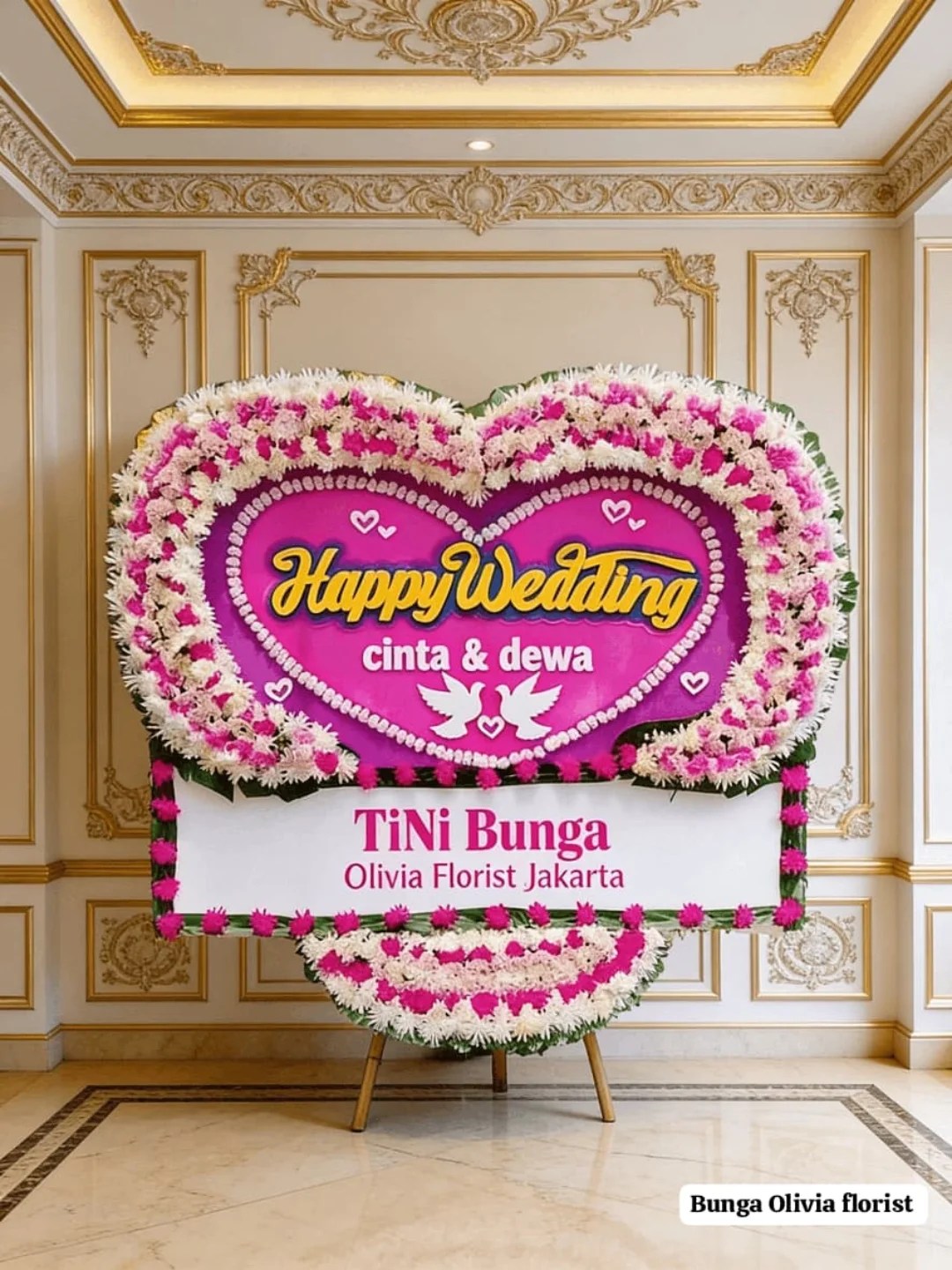 Karangan Bunga Papan WF-WSS-001 untuk wisuda - IndoFlorist Jakarta, mulai Rp 750rb