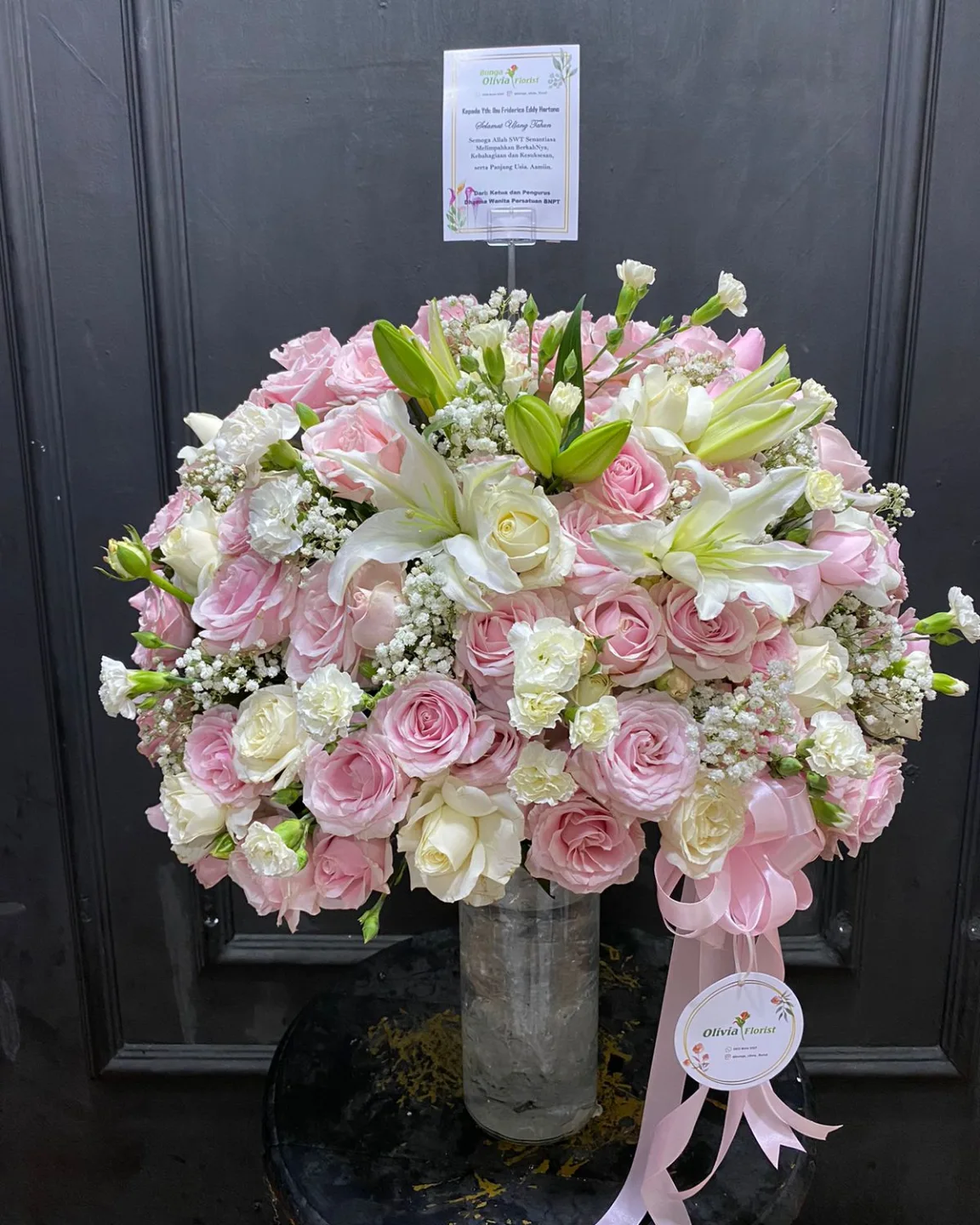 Standing Bunga Premium WF-STD-004 untuk event - IndoFlorist Jakarta, mulai Rp 1 jt
