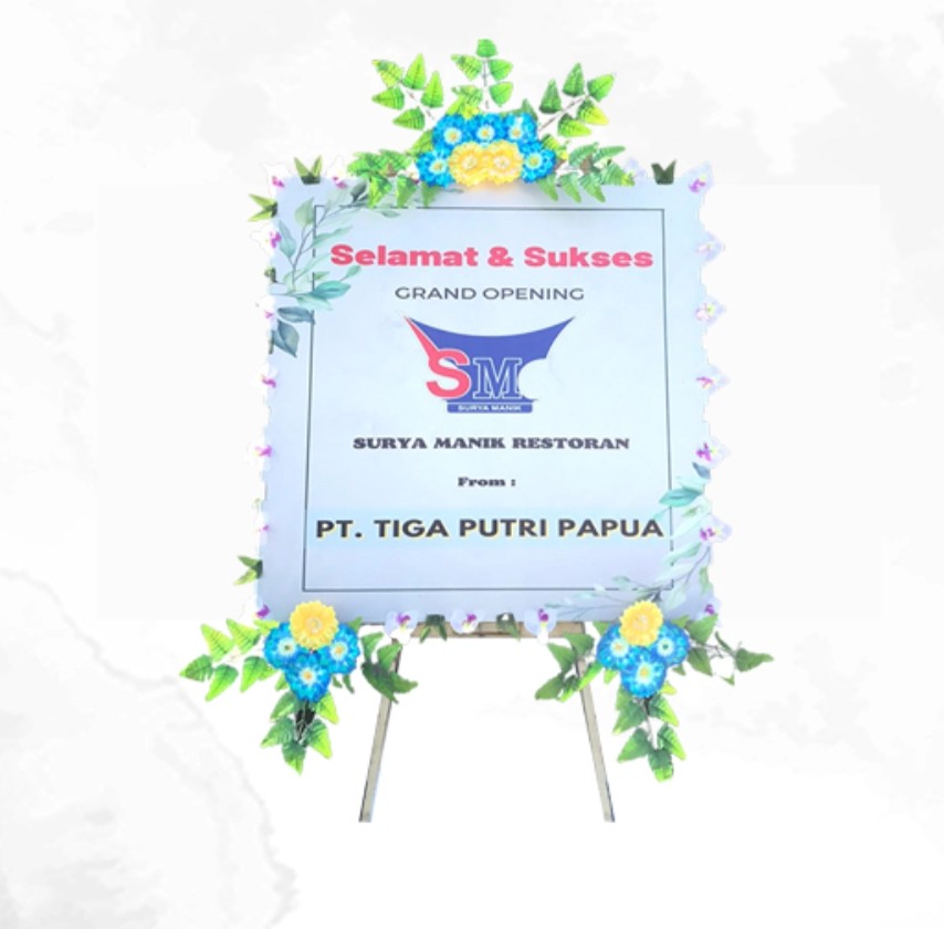 Bunga papan merauke BPP-05