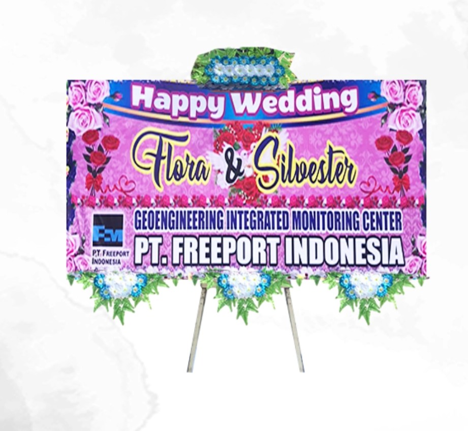 Bunga papan merauke BPP-04